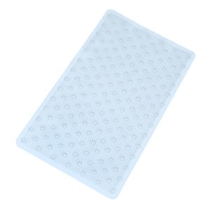 Richards Homewares Rings Bath and Shower Mat â€“ Anti Bacterial - Non Slip Bathtub Floor Carpet â€“ Bubbled Texture For Extra Comfort & Security â€“ Clear Transparent Elegant Design - 27.25 x15.5â€ Inch
