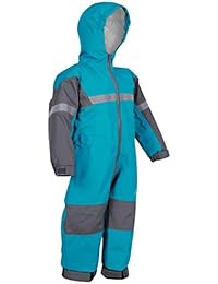 OAKI Rain Suit Kids - Toddler Snowsuit - One Piece Rain Jacket/Pant for Girls & Boys (3T, Celestial Blue)