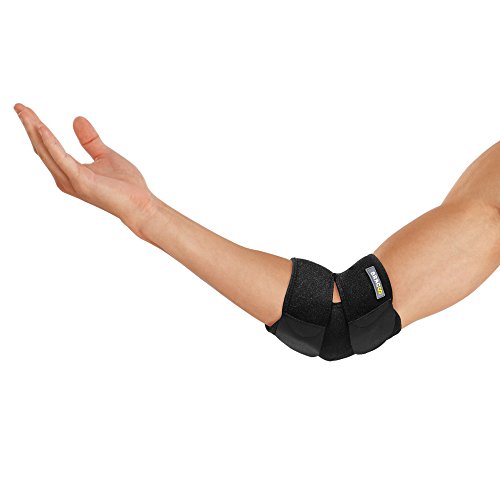 Bracoo Elbow Support, Reversible Neoprene Support Brace for Joint, Arthritis Pain Relief, Tendonitis, Sports Injury Recovery, ES10, Black, 1 Count
