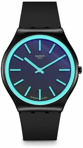 Amazon.com: Swatch Skin Irony 42 Unisex Watch Casual Polymer Grey