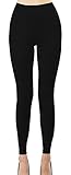 iLoveSIA Women's Tights Workout Yoga Ankle Legging Black size L