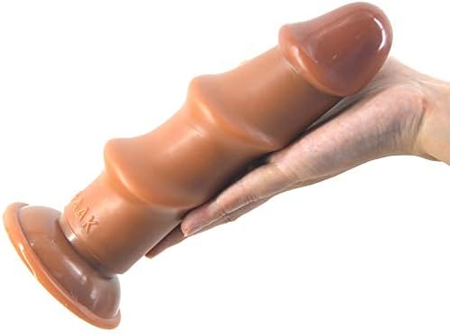 ZHANGPINaA Soft and Safe Medical 8.86 Inch Safe Small Materials Realistic Lifelike Massage G Toys for Women Men Begain D'îD&lő Tools with Suction Cup，Brown Personal Tools