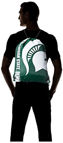 FOCO Michigan State Spartans NCAA Big Logo Drawstring Backpack