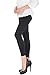 Bamans Yoga Dress Pants, High Waisted Black Workout Leggings For Women , Office Skinny Lined Leggings , Strechy, Medium