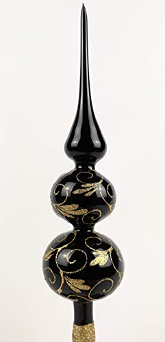 Kerstboompiek-groot-35-cm-in-hoogglans-zwart-gouden-ornamenten-boompiek-kant-kerstboompiek-kerstboom-kerstboom-kerstboom-kerstboom-kerstboom-kerstboom-kerstboom-kerstboom