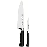 HENCKELS ZWILLING Four Star Set of Knives, 2 pcs, Common, Steel