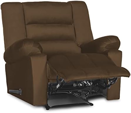 Regal in house Rocking And Rotating Recliner Upholstered Chair with ...