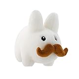 Airhawk Frank Kozik White Stache Labbit 14-Inch Plush Plush Figure Toys