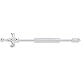 Body Candy Stainless Steel Adjustable Sword Industrial Barbell 14 Gauge 38mm