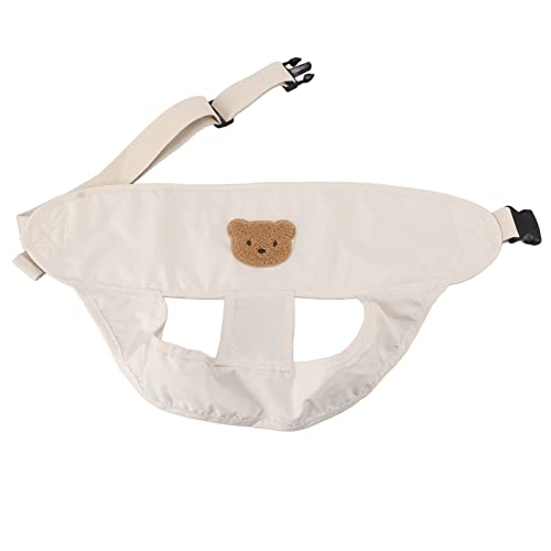 BTSEURY Baby Chair Harness,Soft Length Adjustable Breathable Baby Feeding Safety Seat Strap Portable Cute Harness Belt for Outdoor (Khaki)
