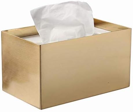 Amazon Cyjzjh ティッシュボックスカバー長方形 メタルステンレススチールスクエアティッシュボックス リビングルームバスルームオフィス 真鍮マーブル Z4j0h9 色 Carrara White サイズ Big ティッシュケース ホルダー オンライン通販