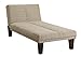 DHP Dillan Chaise Lounger, Tan Microfiber, Full
