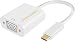 USB-C to VGA Adapter, CableCreation Type c to VGA Converter Thunderbolt 3,Compatible with MacBook Pro 2019/, MacBook, iPad Pro 2019,Chromebook Pixel, XPS 13, Surface Book 2 to Projector, HDTV,Monitor primary