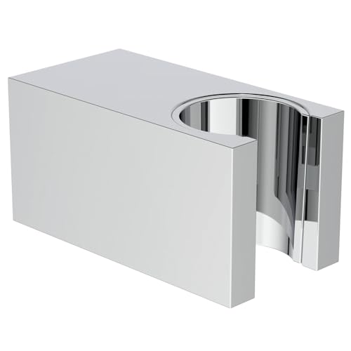 Ideal Standard - Multi Suite, Supporto quadrato a parete per doccetta, Cromato
