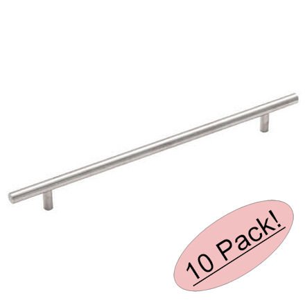 Cosmas 305-192sn satin nickel cabinet hardware euro style bar han…