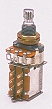 20 Pack-250K Push/Pull Audio Taper Pot Allparts EP-0285-B00