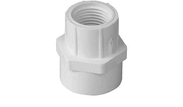 Genova Products 3 4 X 1 2 Pvc Sch 40 Reducing Female Adapter Pipe Fittings Amazon Com