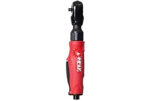 1/4-Inch Composite Air Ratchet – Lightweight Red Pneumatic Ratchet with Single Pawl Mechanism for Fast and Reliable Performan