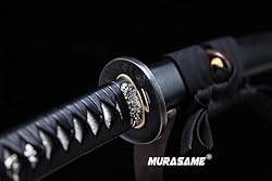 MURASAME Tanto Sword L6 Steel Choji Hitatsura Hamon