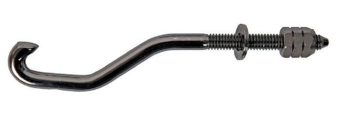 LP Latin Percussion Tension Hook Bongo, 5/16" x 145 mm x 53 mm, Black Mirror - LP213C