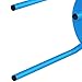 Topeakmart Set of 5 Classroom Stackable Stools Plastic Stack Stools Blue/Green/Red/White/Yellow Bar Stools Set 17.3in Height