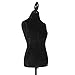 Best Choice Products Female Mannequin Torso Display w/Adjustable Tripod Stand and Foam Padding, Black