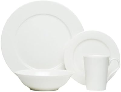 Red Vanilla White 16-Piece Bone China Set