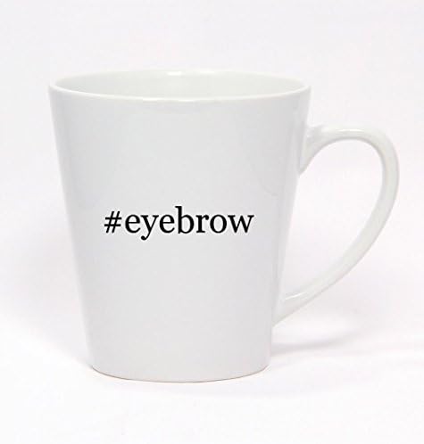 #eyebrow - Hashtag Ceramic Latte Mug 12oz