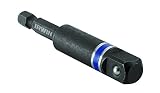 IRWIN Tools 1899887 Impact Performance Series Hex Shank to Square Drive Socket Adapter, 1/4-Inch Hex to 3/8-Inch Square, 3-Inch Length