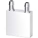 DIYhz Aluminum Water Cooling Block, Liquid Water Cooler Heat Sink System for PC Computer CPU Graphics Radiator Heatsink Endothermic Head Silver(40mm x 40mm x 12mm)