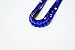 Royal Blue Rhinestone Lanyard with ID Badge Holder & Keyring Attached