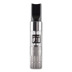 Clearomizer JustFog C14 OCC 1,8 ml 1,6 Ohm aus Edelstahl Kunststoff in silber