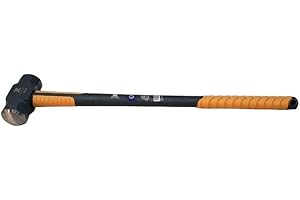 Zeluga 25-351 36in. 12 Lbs Pro Sledge and Club Hammer with 5G Fiberglass Handle, Drilling/Crack Hammer with Forged Steel Construction, Shock-resistant