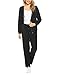 Abollria Women's Velour Sweatsuit Set Zip up Hoodie and Pants Sport Suits Tracksuits