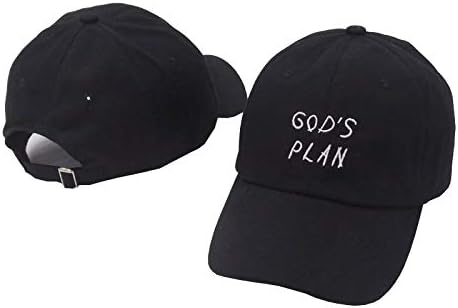 NYC Tech God's Plan Drake Rapper Music Singer Hip Hop Unisex Baseball Dad Cap, Adjustable, One Size - Black