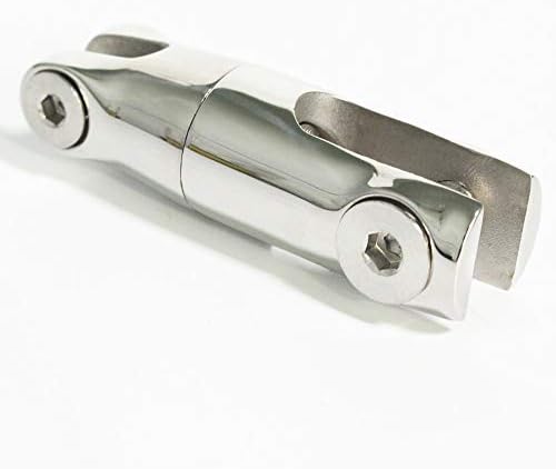 Heavy Duty 316 Stainless Steel Boat Anchor Swivel Connector (1/4"-5/16" 3/8"-1/2") (6-8)