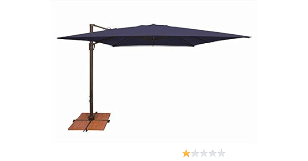 Amazon Com Simplyshade Bali Patio Umbrella In Navy Garden Outdoor