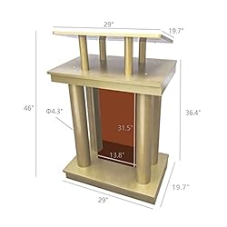 FixtureDisplays® Large Church Pulpit, Deluxe