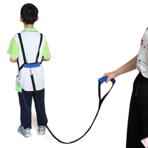 Child Safety Walking Harness for Older Children with Dinosaur Shaped Chewer Quick Grab Handle and Adjustable Tether for Autism Special Needs ADHD Safety Teens Harness Autism Awareness Straps