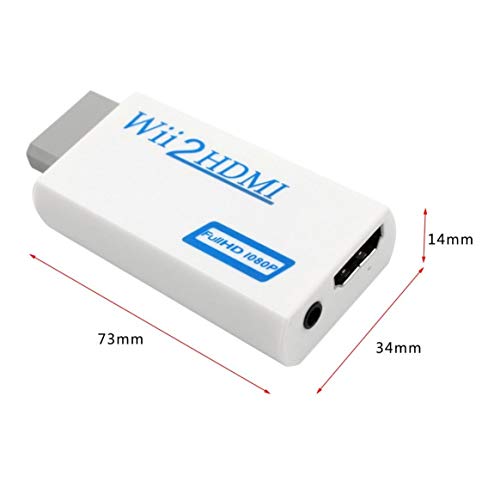 Dalkeyie for Wii to HDMI Converter Transformed for Wii to HD-TV/HD-Projector 720p/1080P
