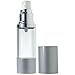 JUVITUS 1 fl oz Airless Pump and Spray Bottle Refillable Travel Set (2 pack- 1 of each Pump and Spray)