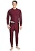 Rocky® Men's Mid Weight Wicking Thermal 2pc Top and Pant Underwear Set (Xlarge, Black)