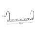 Pretigo Space Saving Hangers 10 Pack Wonder Clothes Hangers Stainless Steel Magic Hanger Cascading Hanger Updated Hook Design Closet Organizer Hanger