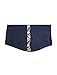 Allegra K Men Point Collar Floral Pattern Button Down Pocket Shirt M Navy Blue
