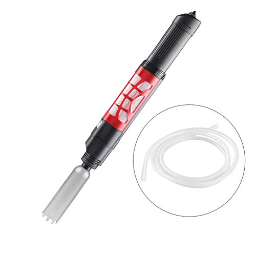 GOOBAT Automatic Aquarium Gravel Vacuum Cleaner, Sludge Extractor and Water Changer in 1 Fish Tank Vacuum for Medium and Large Aquariums (Tubing Included)
