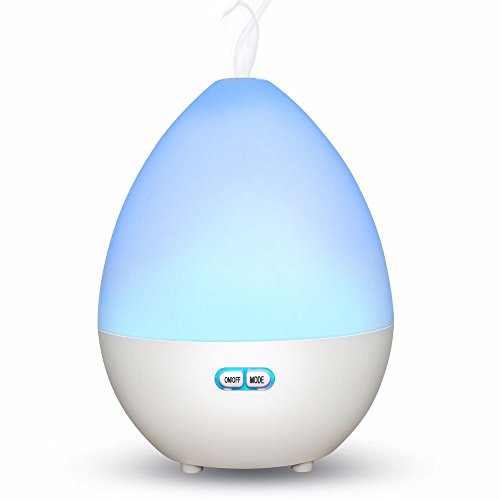 Aroma Diffuser Speaker,ELEGIANT 450ML Cool Mist Ultrasonic Humidifier,Essential Oil Diffuser Bluetooth Speaker with LED Atmosphere Lamp Changing,Auto Shut-off Function and App Control