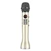 Hancoc Song K Universal Mobile Black Bluetooth Draadloze Microfoon Microfoon K Song 26 × 6 cm (Color : Silver)