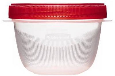 Rubbermaid TakeAlongs 2 Cup Twist & Seal Food Storage Container, 3 Pack