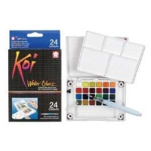 Sakura Koi Watercolor Pocket Field Sketch Box 24 Colors