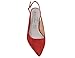 Greatonu Womens Red Formal Classic Slingback Kitten Heels Pumps Court Shoes Size 9 US / 40 EU